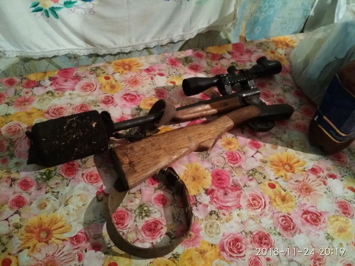У жителя Докшиц дома обнаружили ствол миномета и ружье с оптическим прицелом