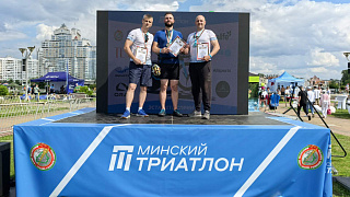 Триумф Государственной инспекции: команда завоевала золото на «Минском триатлоне-2025»!