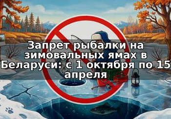 Запрет на лов рыбы на зимовальных ямах